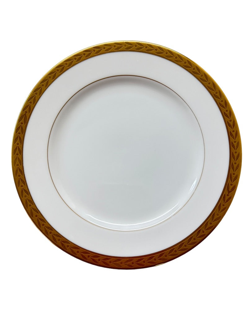Sango Royalty Pattern White Gold Trim Bread Plate 6.5" 1970s