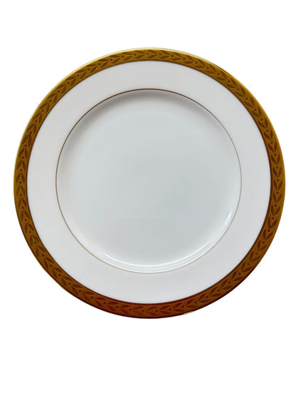 Sango Royalty Pattern White Gold Trim Bread Plate 6.5" 1970s