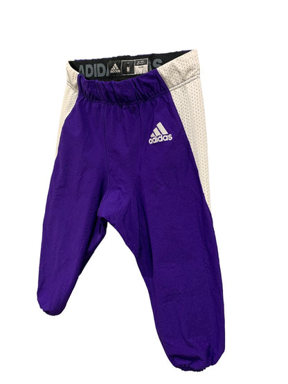 Medium Adidas Mens Purple White Football Pants GG7413 Woven