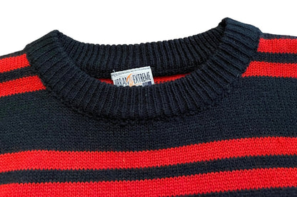 Size 12/14 Urban Extereme Titanium Edition Boys Black Red Striped Pullover Sweater