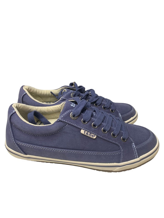 Size 7.5 Taos Womens New Blue Canvas Moc Star Sneakers Intellifresh