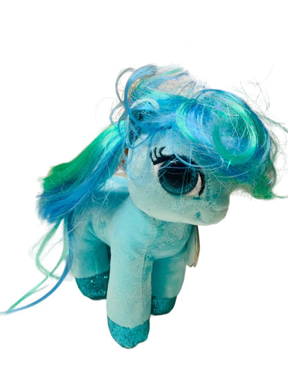 TY Beanie Boos 6" Topaz Teal Pony Plush Stuffed Animal Toy Heart Tags 2019