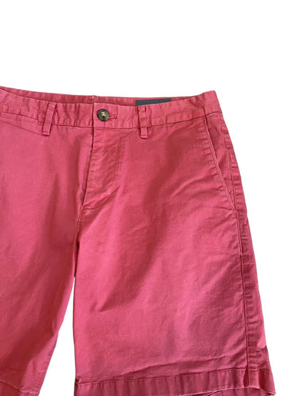 Size 30 Bonobos Red Twill Men's Shorts 7.5" Inseam