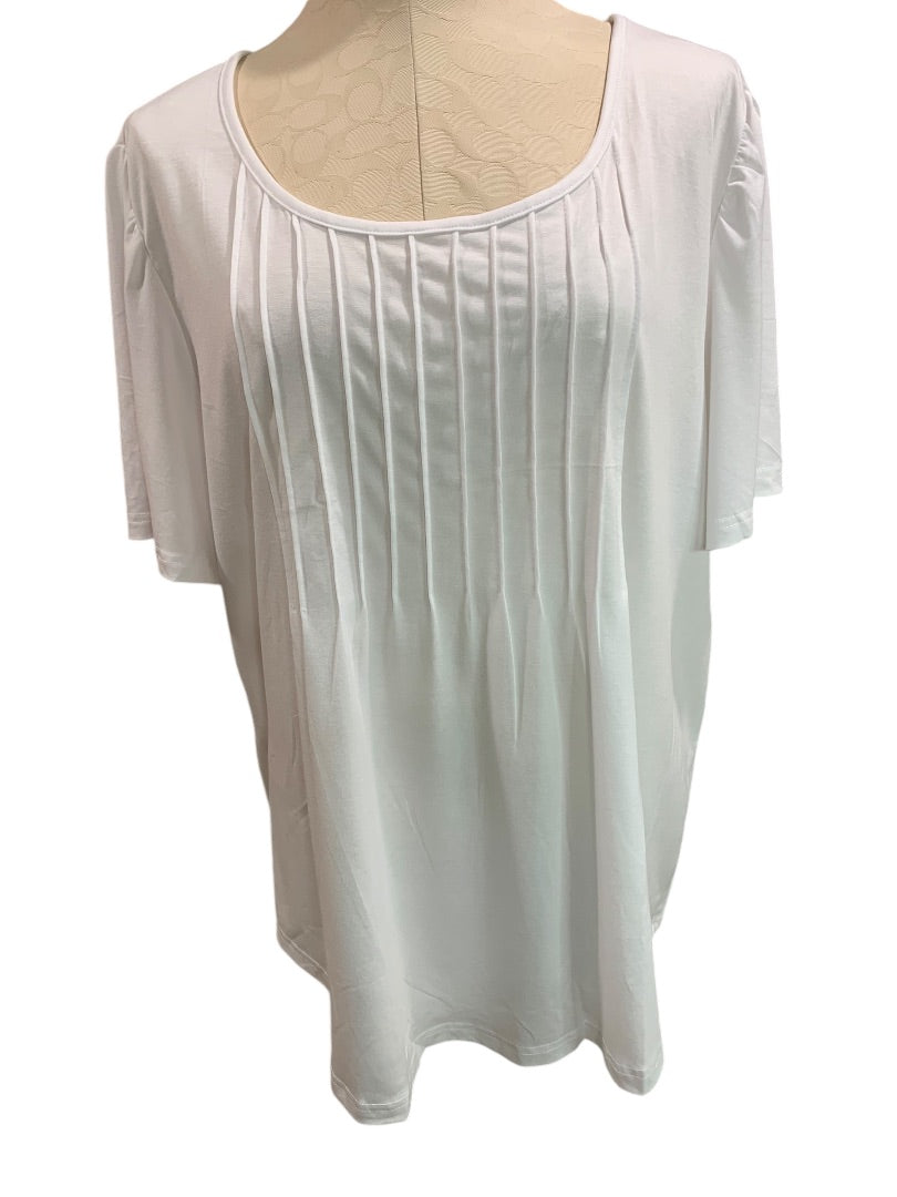 3XL Ofeefan White New Womens Scoop Neck Tshirt