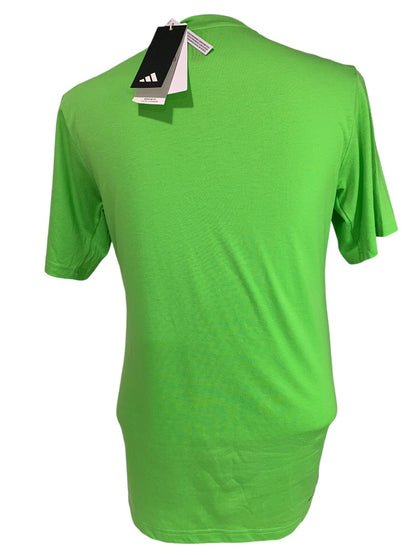 Small Adidas Mens New Tshirt Lucid Lime Green Short Sleeve IM4249