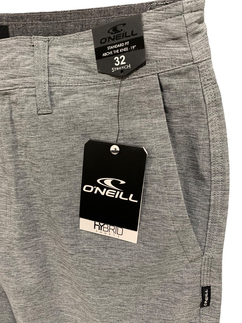 Size 32 O'Neill Mens New Hybrid Drifter Shorts Standard Fit Gray