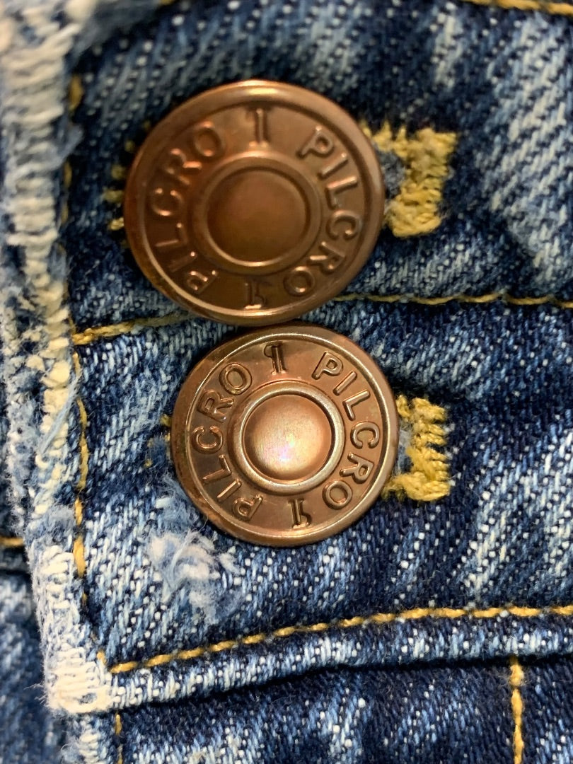 Size 27 Pilcro Anthropologie Womens Jeans Utlility Ankle Carpenter Denim