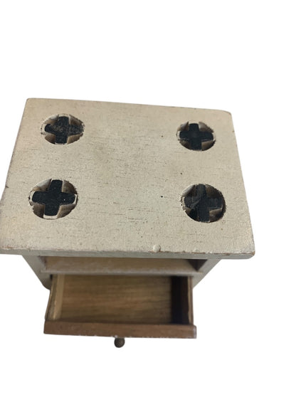 Vintage Wooden Miniature Dollhouse 1:12 Kitchen Farmhouse Set