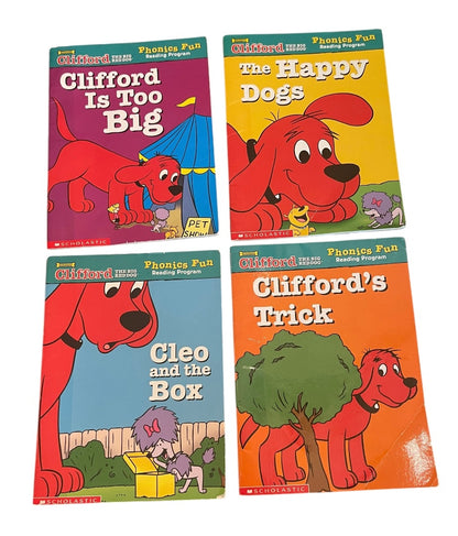 Clifford the Big Red Dog Phonics Fun Reading Program Lot of 12 Paperbacks