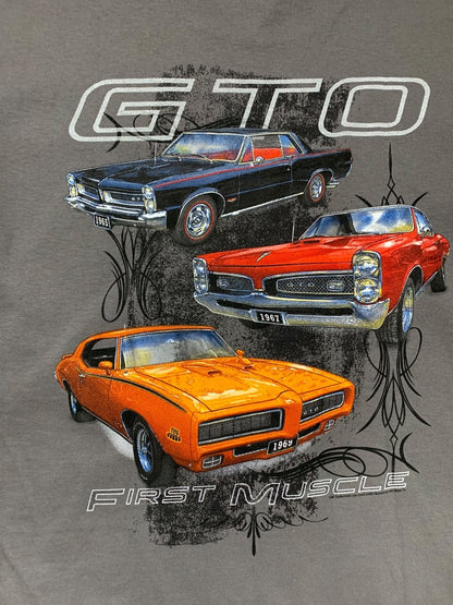 XL GTO First Muscle Tshirt Gray GM Official Short Sleeve