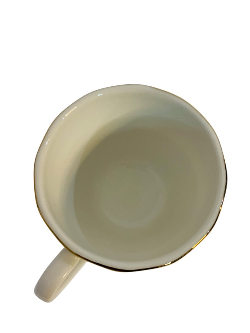 Lenox X Kate Spade Gwinnett Lane Turquoise Cup and Saucer Teacup