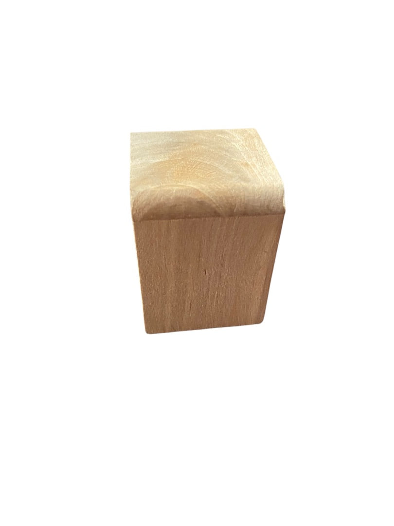 Unfinished Wooden Dollhouse Miniature Nightstand 1:12 Scale Bedroom