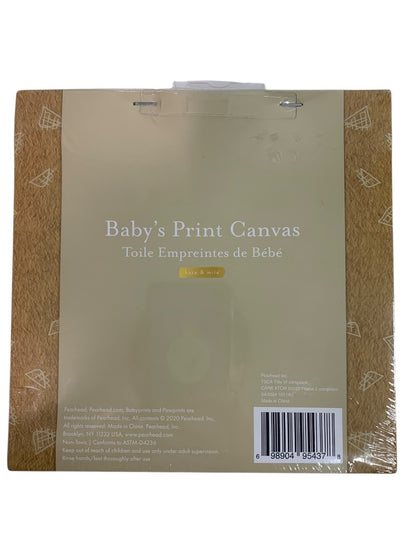Kate & Milo New My Little Pumpkin Canvas DIY Baby Footprint Keepsake Art