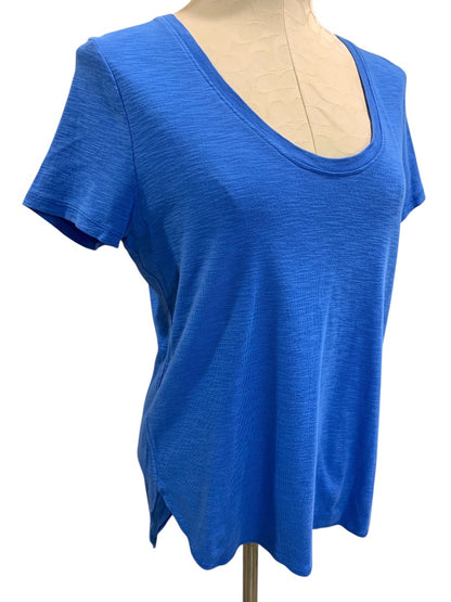 Medium Tommy Bahama Royal Blue Womens Tunic Tshirt Hi Lo Hem
