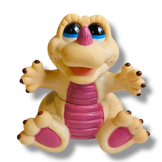 Little Spike Baby Dinosaur 1992 Figure PVC 4 Inch Pink Purple