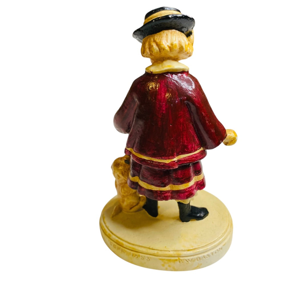 Sebastian Miniatures Figurine Speak for It Signed 4 Inch Boy Dog