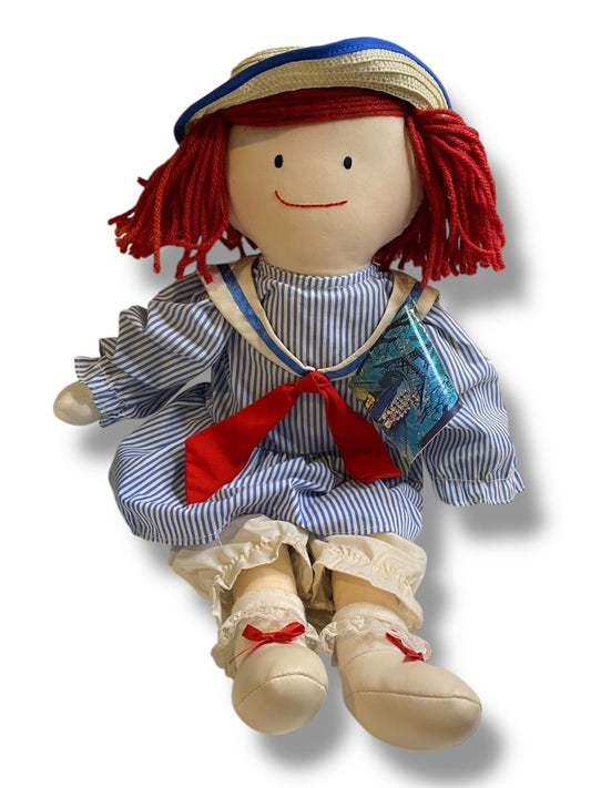 1994 Madeline by Eden 18" Rag Cloth Doll with Tags Sailor Dress