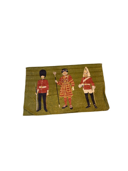 Vintage Pure Linen Tea Towl Ulster Queens Guards 4794 31" x 20"