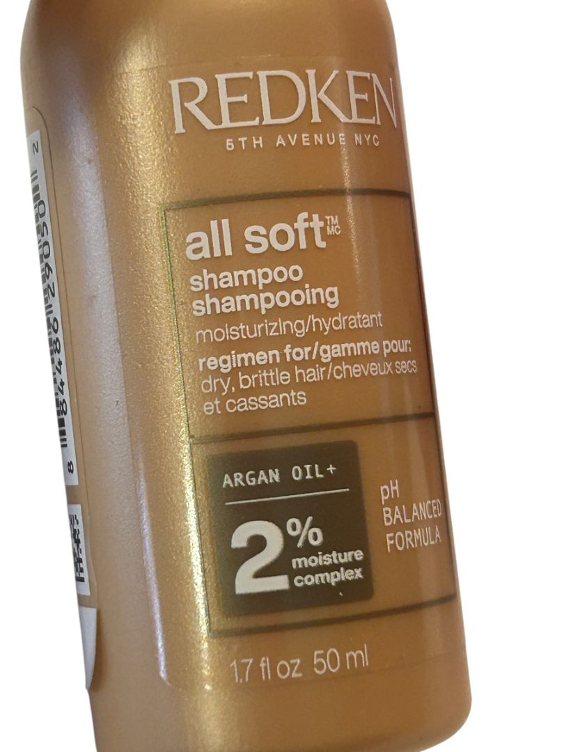 Lot of 3 Redken Travel Size Shampoos Color Extend All Soft 1.7 oz Each New