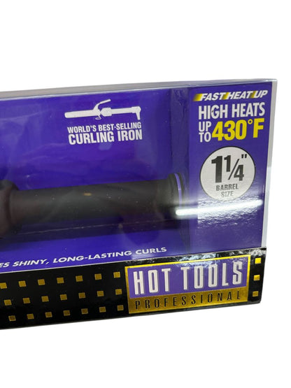 Hot Tools Professional Hair Curling Iron 1 1/4" 1110 Spring Gold Styling Beauty New