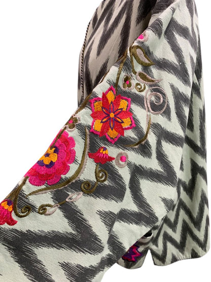 Size 2X Rara Avis by Iris Apfel Embroidered Jacket Womens Pockets