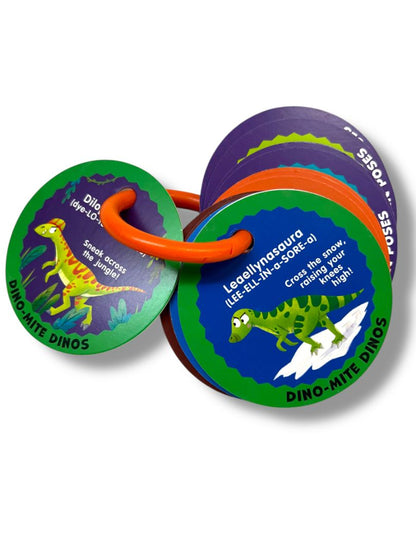 MollyBee Kids Dino Stomp and Roar Toddler Preschool Activity Cards