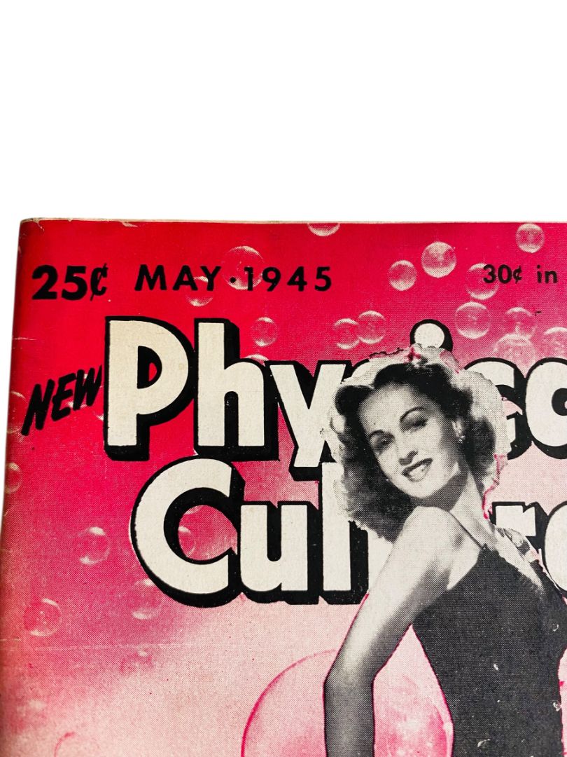 Vintage Physical Culture Magazine May 1945 Elizabeth Bailey Nervous Tension