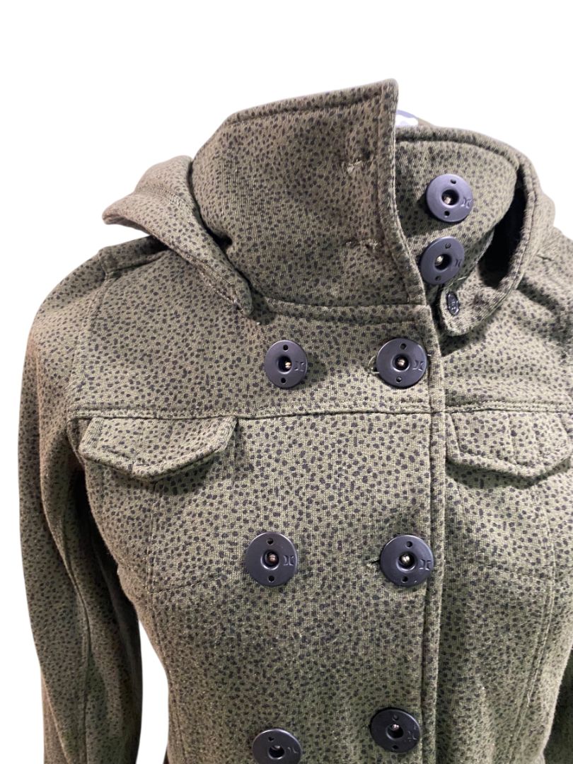 Size XS Hurley Womens Fleece Lined Winchester Jacket Removable Hood