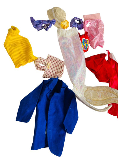 Vintage Fashion Doll Clothes Lot Fits Barbie 11.5 Inch Dolls Mermaid Tail