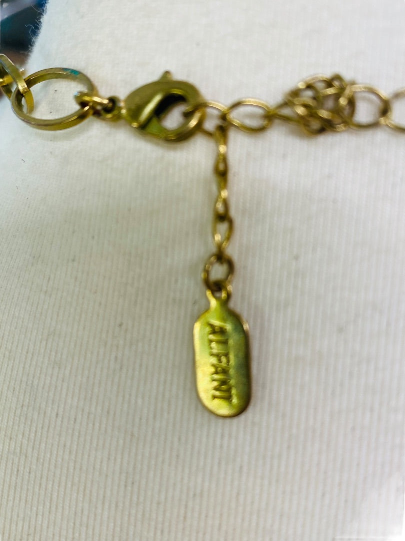 Goldtone Signed Alfani Link Necklace Lightweight Lobster Clasp 44"L