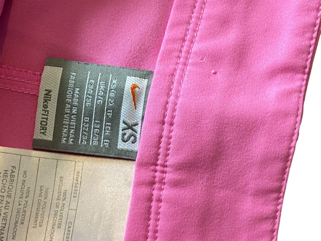 XS Nike FitDry Pink Golf Shorts Flat Front Pockets