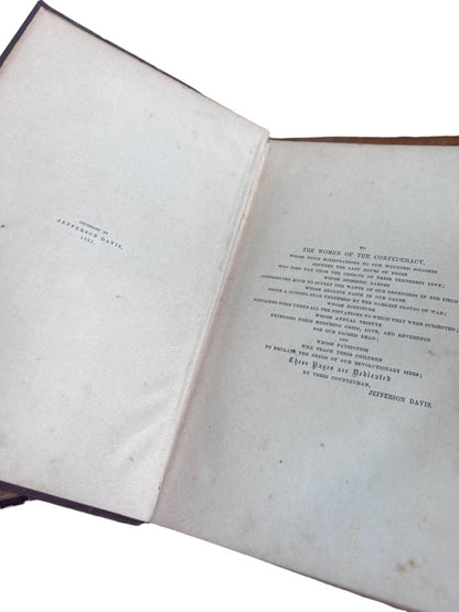 1881 "The Rise and Fall of the Confederate Government" Vol I and II Jefferson Davis Some Damage