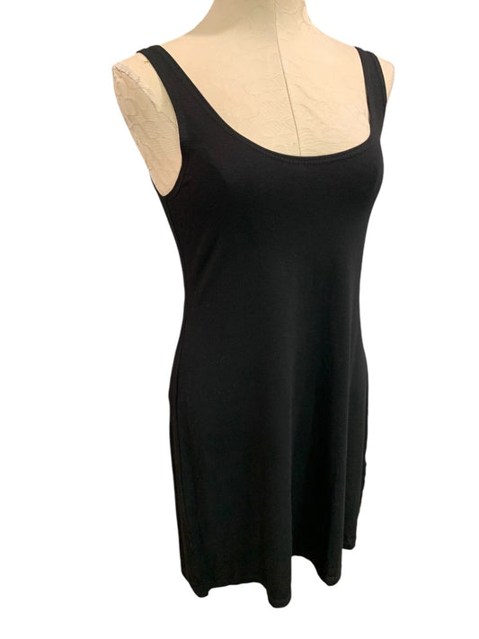 Size 10-12 Alembika Womens Black Tunic Tank Top Scoop Neck