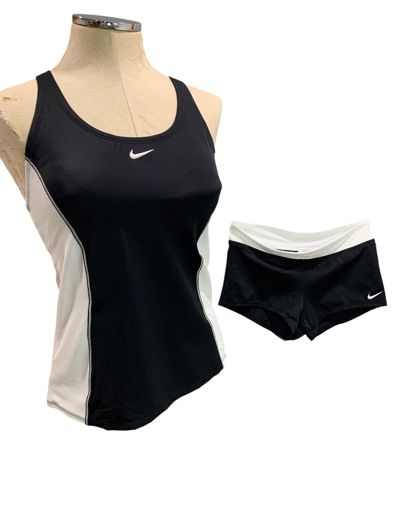 Medium Nike Color Surge Powerback New Tankini Swimsuit 2 Piece NESS9363