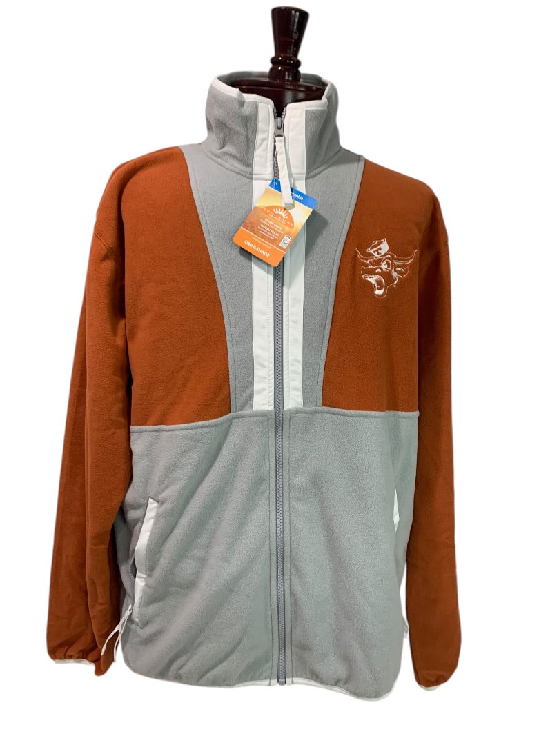 Medium Columbia Mens New Texas Longhorns College Lightweight Jacket Full Zip Omni-Shade