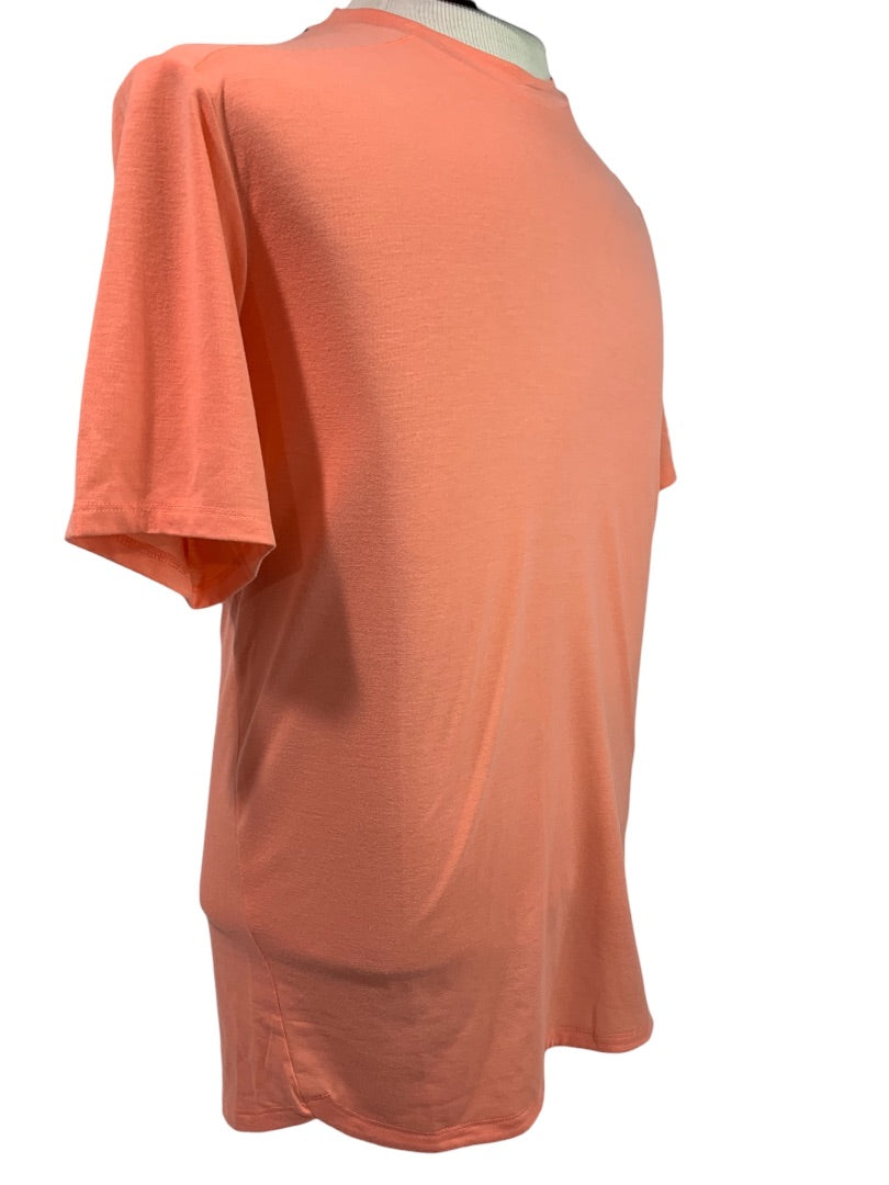 Small Adidas Mens New Tshirt Essentials Coral Fusion Short Sleeve IC2015