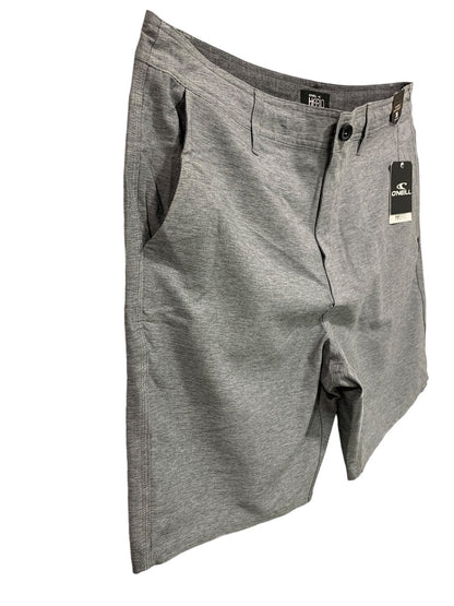 Size 38 O'Neill Mens New Hybrid Drifter Shorts Standard Fit Gray