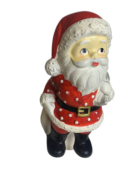 Paper Mache Vintage KN Japan Santa Figurine 8 Inch