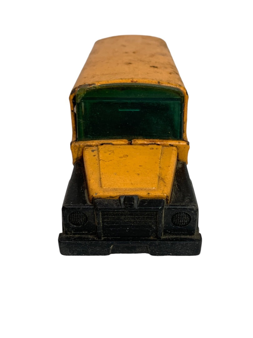 1980 Buddy L Corp School Bus Toy Pressed Steel 6.5 Inch Distressed Salvage