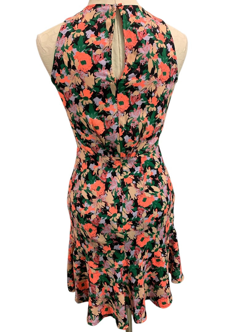 Size 00 J.Crew Mercantile A-Line Dress Bright Floral J4518