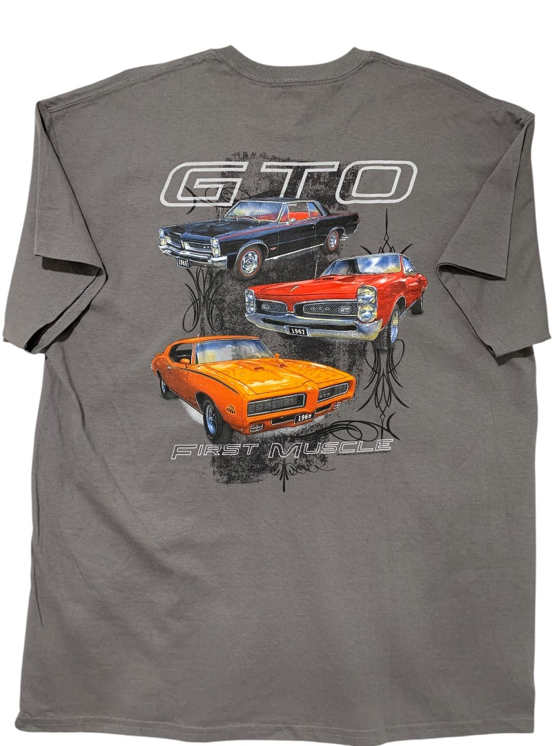 XL GTO First Muscle Tshirt Gray GM Official Short Sleeve