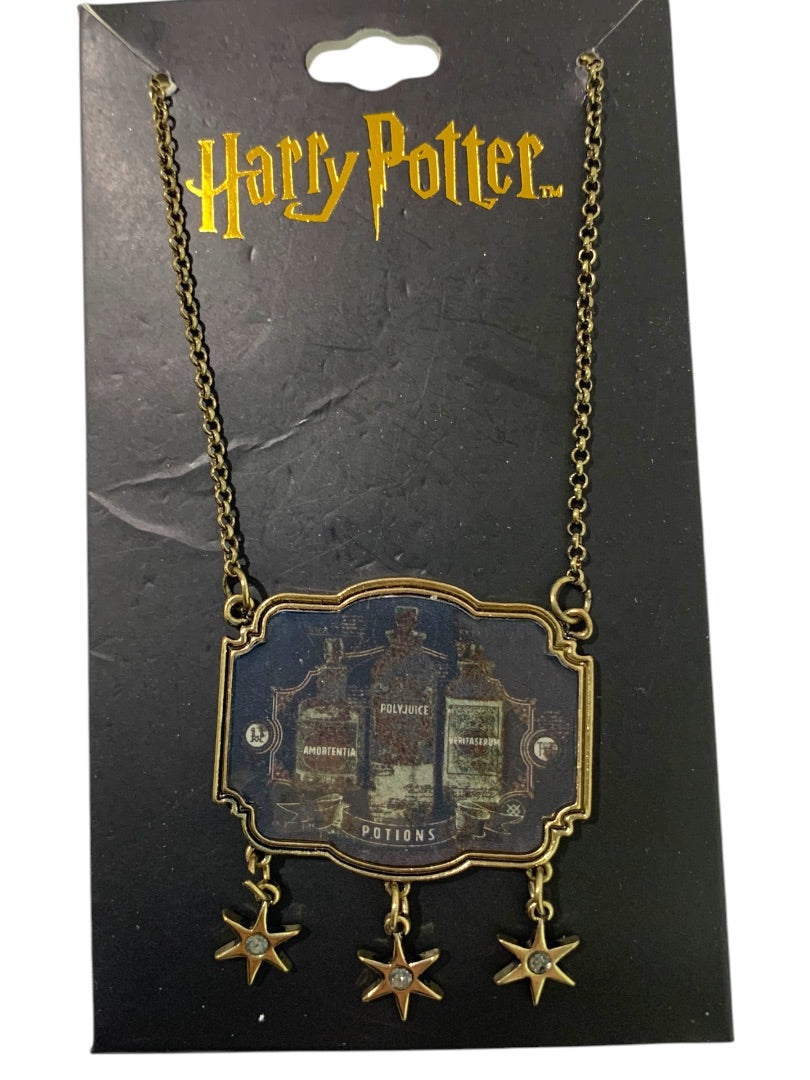 Harry Potter New Bioworld Potions Necklace Antiqued Look