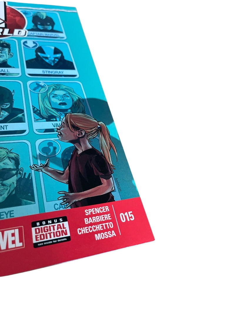 Marvel AXU Avengers World 015  Spencer Barbiere Checchetto Mossa