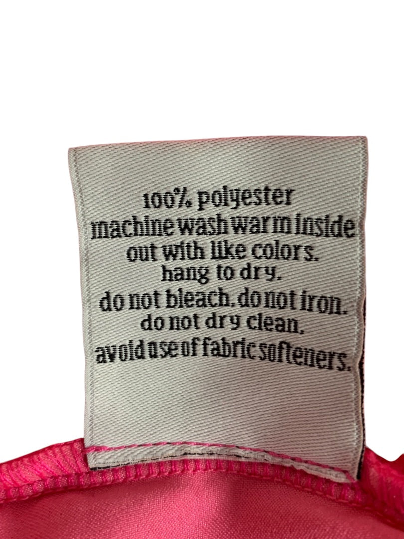 Large Dudley Stephens Womens Greenpoint Turtleneck in Vello Fleece Hot Pink Pockets