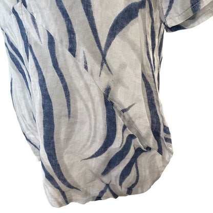 Medium Lands Down Under Womens Linen Swing Tunic Pockets Italy