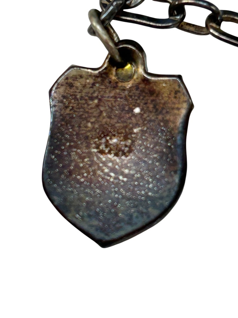 German Silver 800 Rev Fritz Vintage Charm Bracelet Souvenir 6 Inch