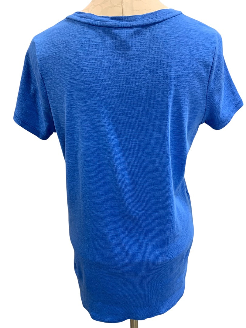 Medium Tommy Bahama Royal Blue Womens Tunic Tshirt Hi Lo Hem