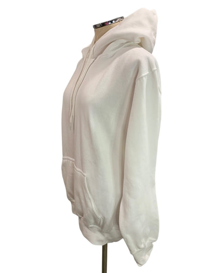 Medium Fashion Nova Womens Oversize Pullover Hoodie Sweatshirt White