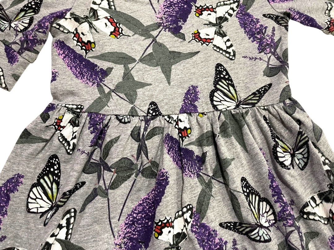 Medium (8) Gap Kids Short Sleeve Butterfly Cotton Dress Jersey Knit