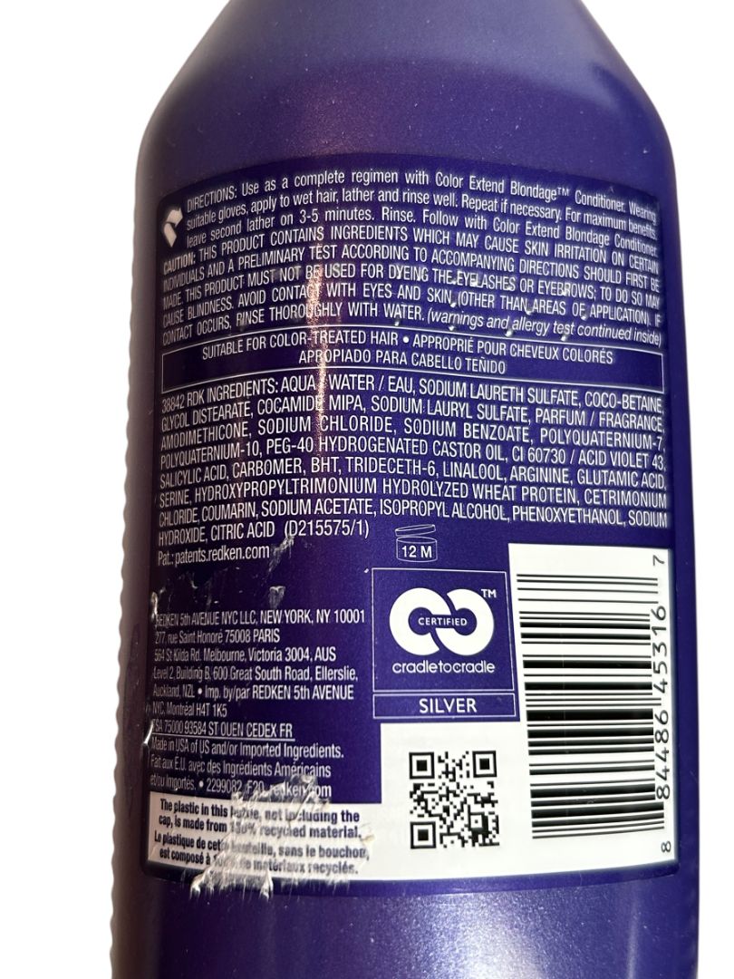 Redken Color Extend Blondage Shampoo Conditioner Set Violet Pigment 10.1 fl oz